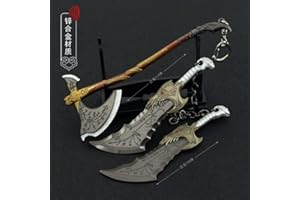AEI Hobby GOW5 Kratos Axe of Leviathan Kratos Chaos Blade Weapons Metal Model Pendant Keyring Blades of Exile Chaos Game Accessories
