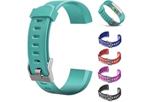 BIOSA Bracelets de rechange pour montre intelligente ID115Plus HR, bracelets réglables avec accessoires colorés