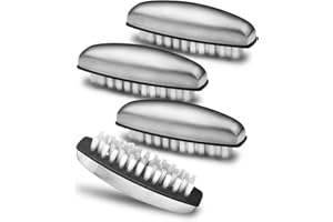 UCEC Cepillo de uñas de acero inoxidable, elimina olores (4 unidades)