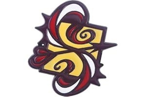 JAKEYDRAGON Anime SK8 The Infinity Spilla SK∞ The Infinity Reki Costume Cosplay Portachiavi Distintivo 4.8 cm * 4.4 cm