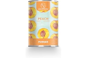 GOOD NUTRITIONS Poudre de pêche – pêche lyophilisée bio |bio bio| pêche lyophilisée | 100% fruits |sans additifs + nombreux ingrédients| 120g