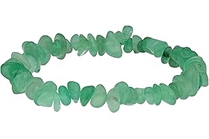 Lebensquelle Plus Grüner Aventurin Splitterarmband | Hochwertiges Edelstein Armband
