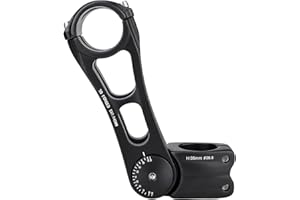 CXWXC Potence réglable pour VTT 31,8 mm 70 degrés – 90/110/145 mm – en alliage d'aluminium – Extension de guidon pour VTT, vélo de route, vélo de ville (31.8 x 145mm)