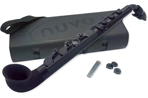 Nuvo N520JBBK jSax 2 en noir et noir, 7,3 x 34 x 13,4 cm