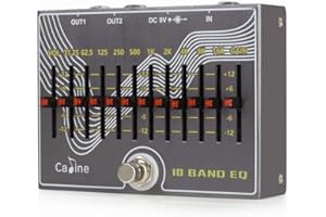 Caline CP-81, 10 Band EQ + Volume, Guitar Effect Pedal