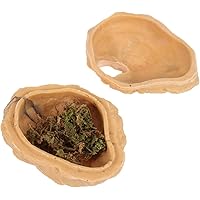 Balacoo Schlangenhaut-Reptilien-Häute und Höhlen-Echsen-Versteck Robustes großes Krabbler-Reptilien-Versteck für…