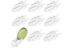 TEAAHA Wellensittich Futterhalter, 8 Stück Vogelkäfig-Futterhalter, Papageien Obst Gemüse Clips, Kunststoff-Vogelkäfig Feeder Clip, Vogelkäfig Zubehör Für Wellensittiche, Sittiche, Nymphensittiche, Kakadu