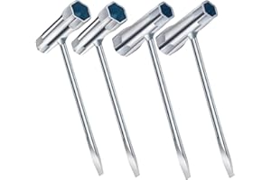 CHAUSA Zündkerzenschlüssel clé Chaussures 4 Pièces pour Tronçonneuses, Tondeuses de Jardin, Scooters, Débroussailleuses