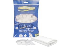 ‎SIMPOLOR Simpolor 100/200 Stück komprimierte Handtücher tragbare Einweg Mini komprimierte Toilettenpapier Tabletten Haushaltshandtücher für Reisen Camping Wandern Sport Schönheitssalon,Blau