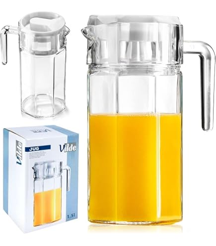 Tradineur Confezione 6 Caraffoni In Vetro Da 5 Litri Con Rivestimento In Plastica Bianca Finto Vimini E Tappo In Sughero - 3