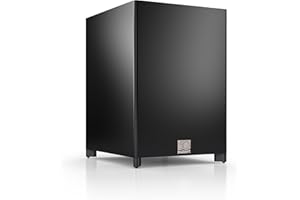 Nubert nuSub XW-900 | Schwarzer Subwoofer | Lautsprecher für Bass & Effekte | Surround & Action auf höchstem Niveau | Downfiresubwoofer mit Aktiv-Technik | LFE-Box mit 380 Watt