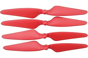 ZYGY 4pcs Rosso Elica per hubsan h501s H501A H501C H501M H501S W H501S PRO MJX B3 Bugs 3 B3H Bugs 3H F17 F100 HS700 D80 RC Quadcopter