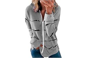 Kobilee Felpa Donna con Cappuccio Tasche Cerniera Felpa Zip Comode Leggera Felpe Giacca Estiva Streetwear Trekking Taglie Forti Cardigan Hoodie Cotone Lunga