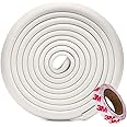KidDough Baby Proofing Extra Thick Furniture Edge Protector - 5 Mtrs White Safety Strip, Thick Rubber Guard for Kids Safety, Corner Protector for Sharp Edges, Baby Safety Products