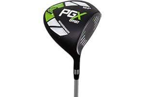 Pinemeadow Damen PGX Offset Driver, Rechtshänder, Graphit, Flex, Schwarz/Grün/Weiß