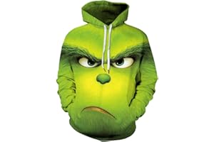 OLIPHEE 3D Sudadera Navidad Hombre Sudadera Sudadera Graciosas Sudadera Otoño Hombre