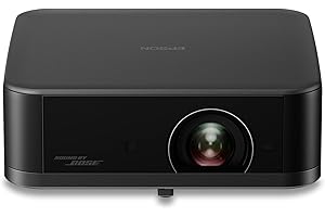 Epson Lifestudio Pop EF-62B Nero metallizzato, videoproiettore portatile smart, Sound by Bose, Google TV, 4k Pro-UHD, uso interno/esterno, garanzia di 5 anni*