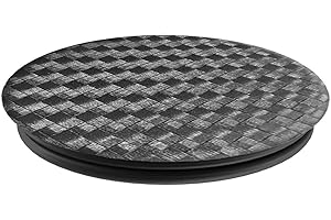 ‎POPSOCKETS PopSockets Uchwyt - oficjalny stojak i uchwyt do smartfonów i tabletów - splot karbonitowy