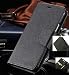Produktbild Für LG Q6/(G6 Mini)/Q6 Plus/Q6 Alpha/m700 a m700tv m700dsn Abdeckung Schutz Schale Tasche Cover Case Schwarz Stand Flip Buch Verschluss Magnet magnetisch Innenraum Gel Silikon Gummi weich TPU Slim Eco Leder Funda Casio Verschluss Geldbörse mit Innentaschen (Kompatibel mit allen Modellen beschrieben)