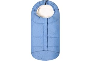 WYTbaby Sacchi Nanna per Bambino 3 Tog, Passeggino Sacco a pelo Neonato Coperta Universale Avvolgente 0-6 Mesi, Stella Blu