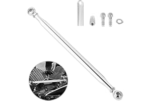 AEEAST 2024 Gear Shift Linkage Chrome Motorcycle Compatible for Harley Davidson Touring from 1986 Street Glide Road King Electra Glide Road Glide Softail