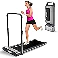 PowerMax Fitness Jogpad-5 (4HP Peak) Smart Walking Treadmill Max User Up to 110kg with Double Fold, IMD Technology Display, Anti-Slip Running Belt, Bluetooth App for Android & iOS And Remote Control