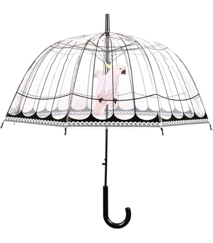 Esschert Design paraplu vogelkooi transparant | Otto Simon B.V