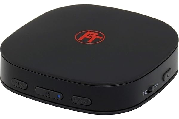 FeinTech Émetteur-récepteur audio Bluetooth 5.0 aptX HD à faible latence Toslink SPDIF, noir