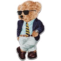 Bügelbild 3D Teddybär – Süßer Gestickter Aufnäher, 8,4 X 7,8 Cm, Aus Plüsch & Baumwolle – Zum Aufbügeln Oder Annähen