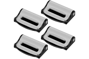 NIANOPKM 4 pièces ajusteur ceinture sécurité,ajusteur ceinture sécurité voiture,ceinture clips de ceinture sécurité pour détendre le clip de butée ceinture pour ceinture sécurité du siège voiture