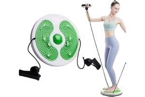 WEDHAPY Twist Board Waist Twisting Disc Twist Waist Disc Board Twist Board Exercise Twisting Disc with Drawstring Massage Foot Sole Home Slimming Fitness Equipment Fitness Accessories