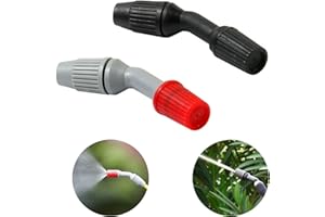 YIHECWY 2 Pieces Spray Nozzles Weedkiller Cone Spare Parts Sprayers Replacement Professional System Syringes for Watering and Cleaning