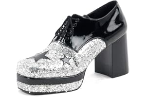 Higher Heels Funtasma 70s Disco-Plateauschuhe für Herren Glamrock-02