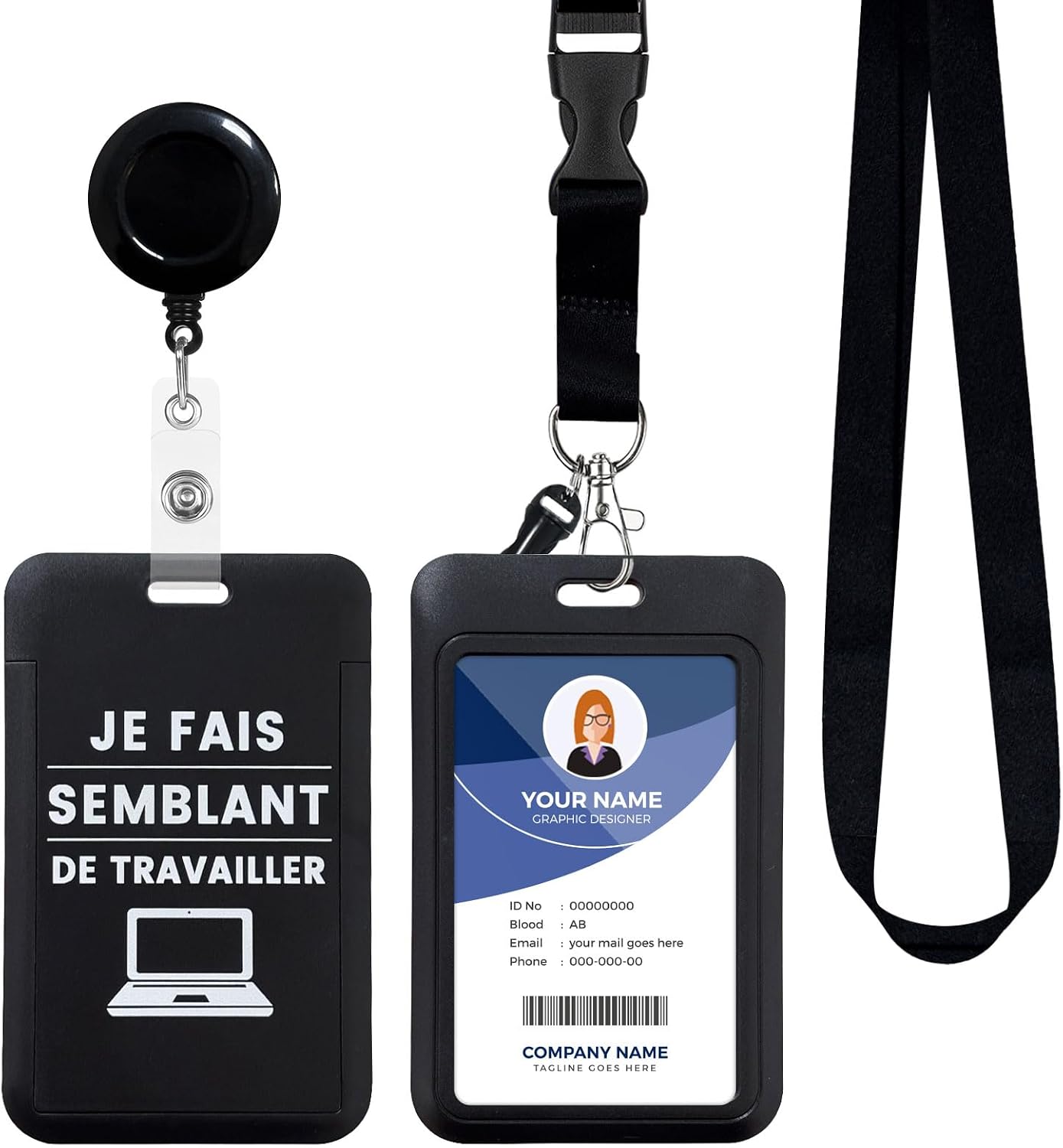 Avis d'Expert & Test Approfondi : Porte Badge Tour de Cou avec Enrouleur Rétrac (Sélection)
