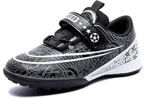 VTASQ Boys Football Boots Kids Astro Turf Trainers Junior Football Shoes Girls Soccer Shoes Indoor Outdoor Athletic Sneakers Non-Slip Sports Shoes Unisex