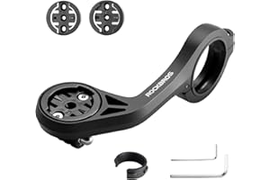 ROCKBROS Bike Computer Mount GPS Mount Compatible with iGPSPORT, Wahoo, Bryton, Action Cameras for Handlebar 31.8mm Road MTB Bike Accessories