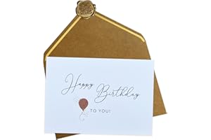 ‎PLANTVIBES Plantvibes Happy Birthday to You Karte - Glückwunschkarte Kann als Geburtstage, Jubiläen, Besondere Anlässe, Abschiede, Unterstützende Nachrichten usw.