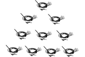 I3C Cable de Seguridad Cable para PC PC antirrobo Hardware de Acero Candado Ordenador Cable Seguridad Notebook Smartphone MacBook Laptop iPad iPhone y Tableta (10 Piezas)