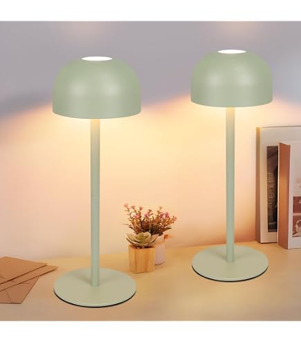 Charlique Dinner Light 2 Mini Snoerloze LED Tafellamp Bruin - Dimbaar Met USB Oplaadbaar