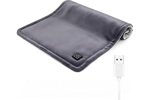 Comfheat USB-värmekudde, 5 V, smärtlindring, 3 värmenivåer och automatisk avstängning, värmeterapi för smärtlindring av magkr
