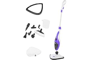 10 in 1 1500W Neo® Hot Steam Mop Cleaner Floor Carpet Window Washer Hand Steamer (Purple)