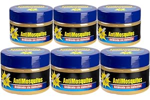 . ILUMINA TU VIDA . PANDA HOME Gel Repelente de Mosquitos con Citronela - Repelente Natural contra Insectos, Aroma Refrescante, Envase Lata PACK 6