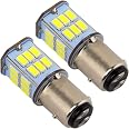 Lot De 2 Ampoules LED 1157 Bay15d P21/5W Blanc 6000K 12V 24V Pour Feux Voiture Et Moto