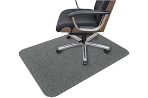 MORROWCAMP Office Chair Mat for Hardwood Floor, Desk Chair Mats 47 x 35 Inches, Hard Floor Protector Mat for Chair, Non-slip Gaming Chair Mat for Wooden Floors, Computer Chair Rug for Home & Office (Dark Grey)