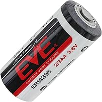 Batteria Pila 14335 2/3AA SL761 SL755 ER4V XL-055F 3,6V Li-SoCl2 - Foto 9