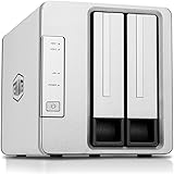 TERRAMASTER F2-223 2Bay NAS Storage – Prestazioni Elevate per SMB con CPU Dual-core N4505, Memoria DDR4 da 4 GB, 2.5GbE Porte