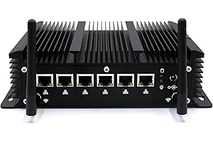 ‎WEIDIAN WEIDIAN Firewall Micro Appliance 2.5G, Firewall Box 6 RJ45 2.5GbE Port, Firewall Appliance Core i3-8140U, 8GB RAM 128GB SSD, Support HDMI, USB3.0, WiFi, SIM Slot, Compatible with OPNsense etc