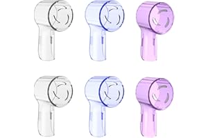Telidif 6 Pack Toothbrush Covers, Compatible with Oral B iO Brush Heads, Fits iO Series iO5, iO7, iO8, iO9, EB17, PRO 3, P4000, Dustproof Protective Caps for Travel & Home Use