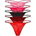 Xs and Os Women's Polyamide & Spandex G-string (Pack of 6)