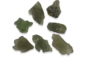 STARBORN Véritable Moldavite brut petit de 5-7 carats, une pièce